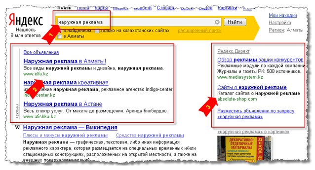 Яндекс Директ - контекстная реклама в Алматы